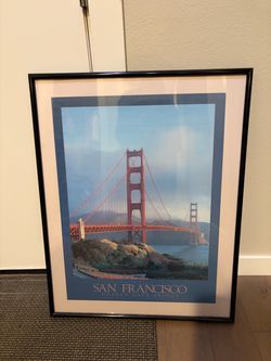 San Francisco Golden Gate Bridge Framed Poster