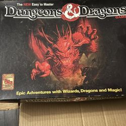 Vintage 1991 Dungeons And Dragons Original Board Game