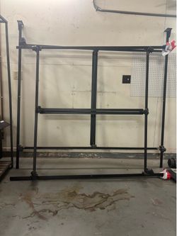 Black metal bed frames (bottom bed frames)