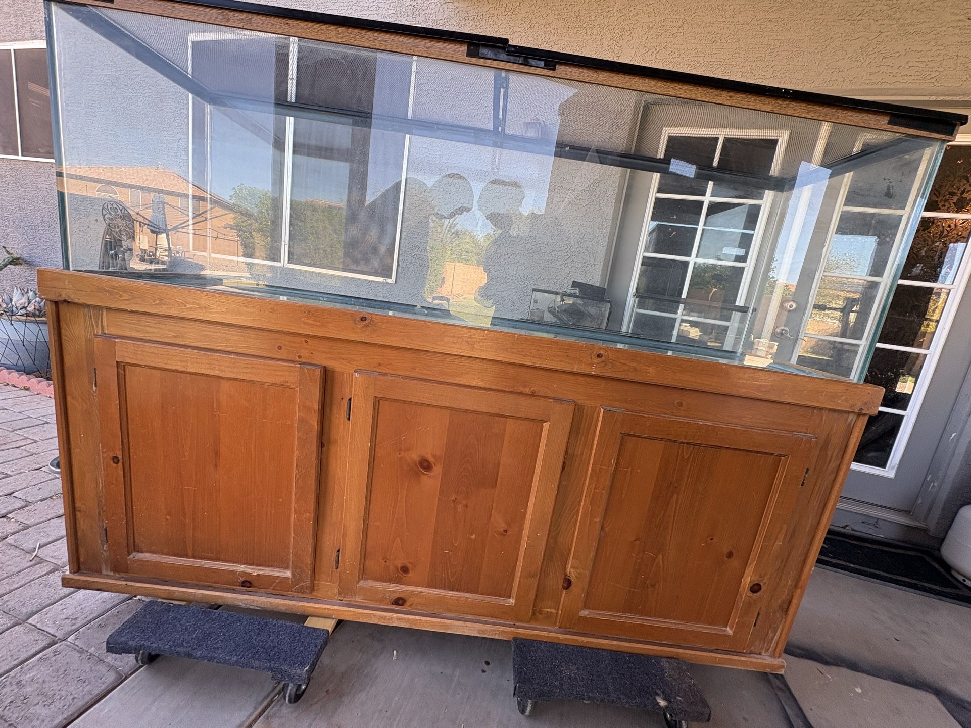 6 Ft Tank Aquarium Terrarium With Stand