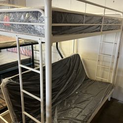 Brand New Twin, Futon, Bunk Bed