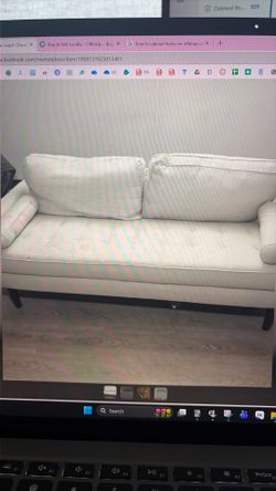 Cream couch