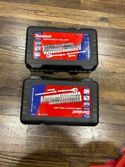 Duralast 1/4in Drive Ratchet and Socket Mechanic's Tool Set - 45 Piece 61-050