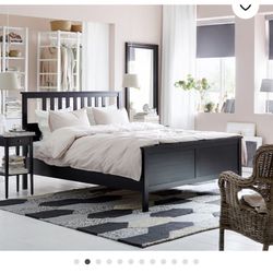 IKEA Hemnes (Queen) Bed Frame -Black Brown 