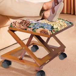 Footrest Adjustable Rolling Fold A Way Tapestry