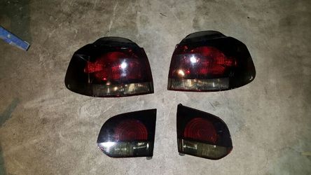 2010 VW GTI MK6 tail lights with tint film