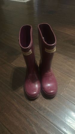 Girls Hunter Rain boots size 12