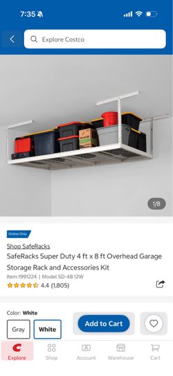 Brand new! Overhead Garage Shelving
