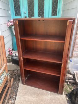 Wooden Bookshelf