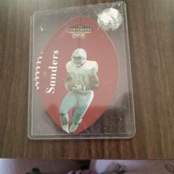 SANDERS FOOTBALL CARD
