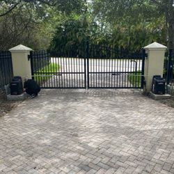 Electric Gate Motor Adjustment And Replace 
