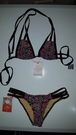 MIAMI BIKINI SHOP a Santorini Swimsuit made with Swarovski Elements Size S