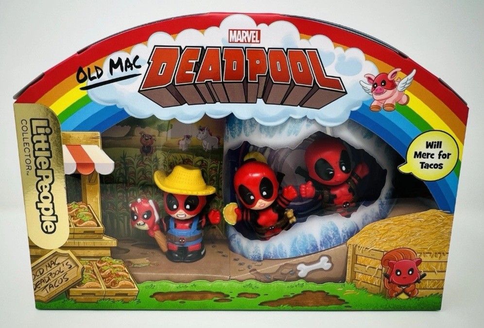 DEADPOOL Little People OLD MAC Marvel - MATTEL Creations Exclusive 2025 from San Diego Comic Con