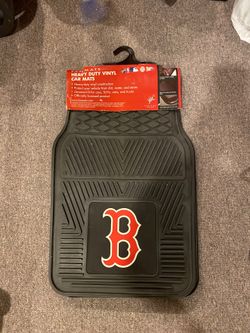 Set of Red Sox car mats
