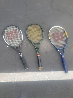 Wilson Tennis Rackets – Set of 3