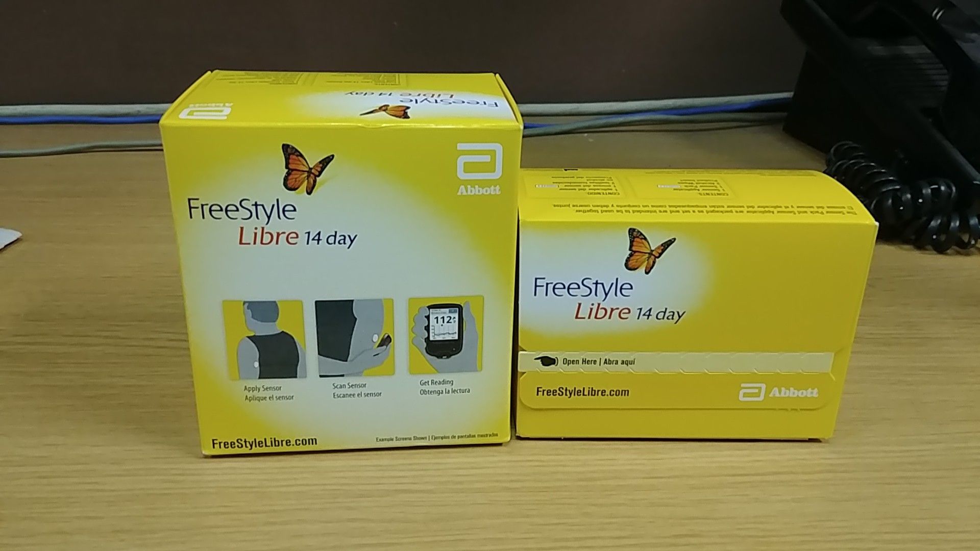 Freestyle Libre reader and sensor. 14 day US version.