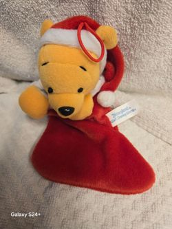 Disney Winnie the Pooh Christmas Stocking Plush Ornament