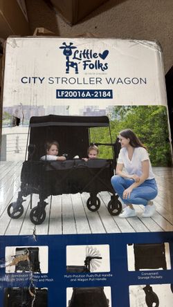 LITTLE FOLKS CITY STROLLER WAGON
