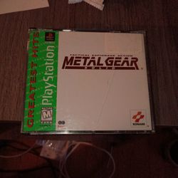 Metal Gear Original PlayStation Great Condition 