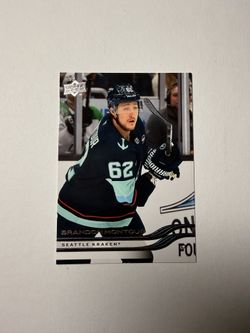 Seattle Kraken NHL Hockey Trading Card 3 pack - Montour, Dunn, Tolvanen