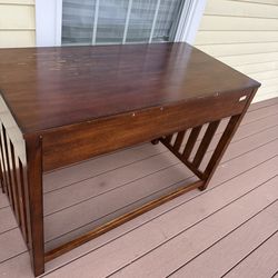 Solid wood desk