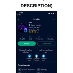 PLEASE READ DO NOT BUY FROM THIS PERSON!!