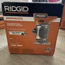 Ridgid Router New