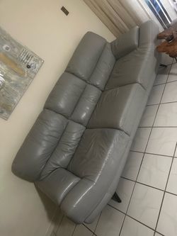 Leather sofa