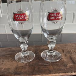 Stella Artois pair of glasses