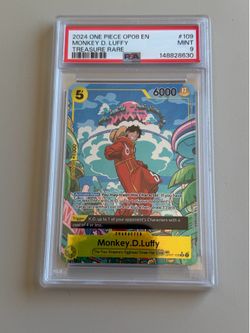 Treasure rare Luffy PSA 9