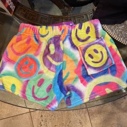 iScream Fleece Smiley Shorts 