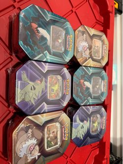 6 Pokemon Triple Whammy Tins