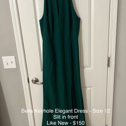 Bella Keyhole Elegant Dress