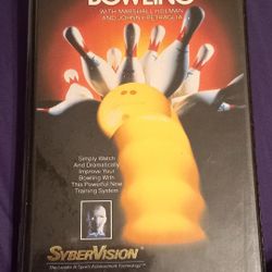 SyberVision Neuro-Muscular Programming Bowling VHS With Instruction Manual 1985