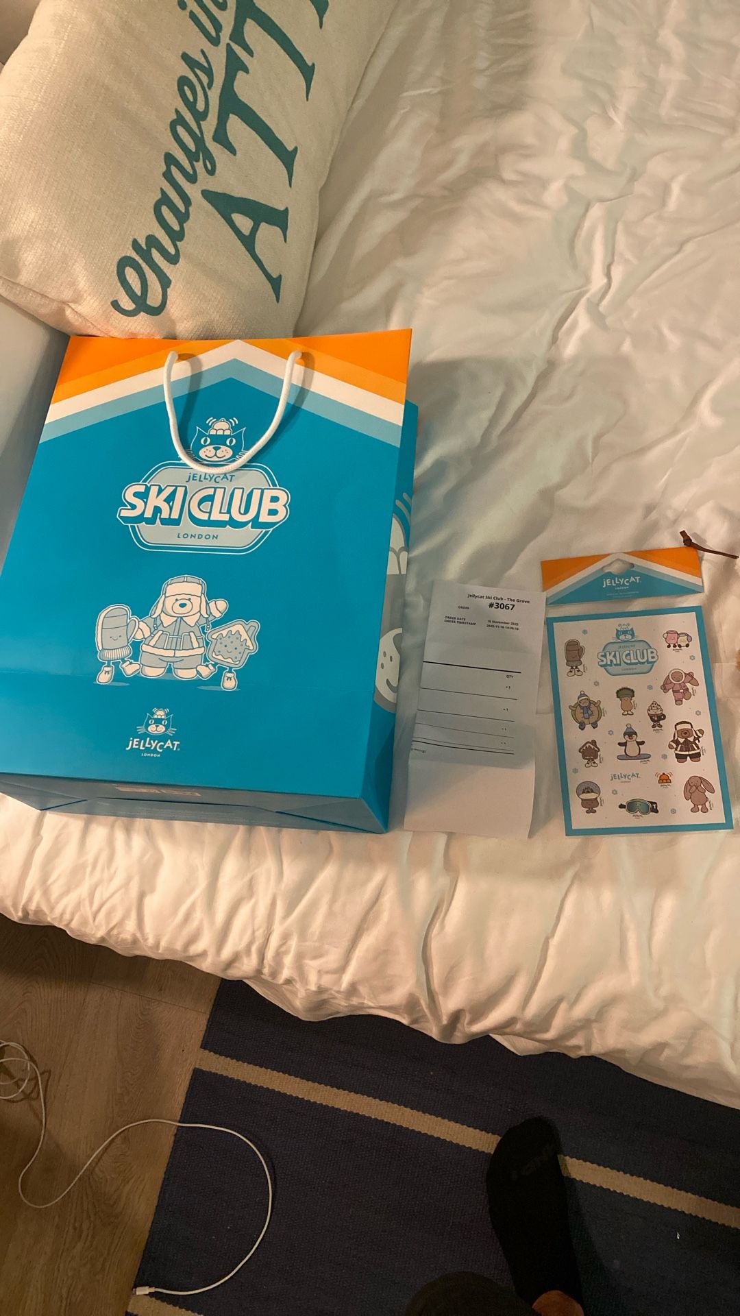 Jellycat/Ski Club- 3 special edition items