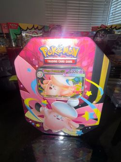 Pokémon TCG Mega Clefable ex Tin