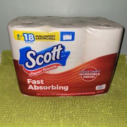 Scott 6 Rolls Paper Towels 