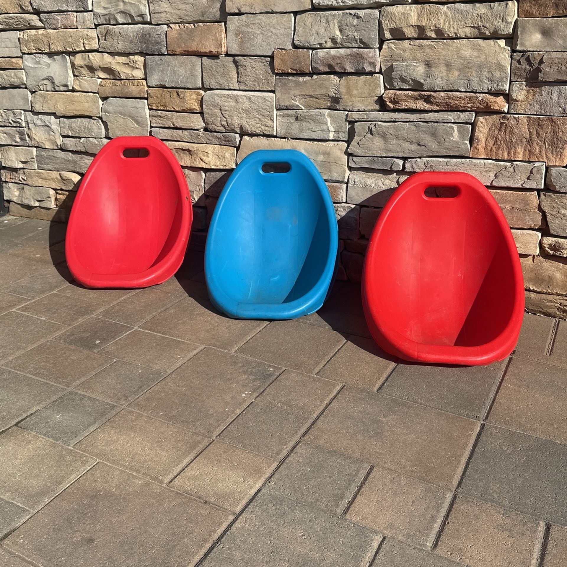 3 Kids Rocking Floor Chairs 