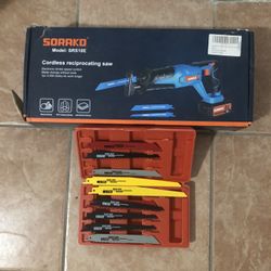Reciprocating Saw, 20V Max Battery Power Saw, Comes With Blades 