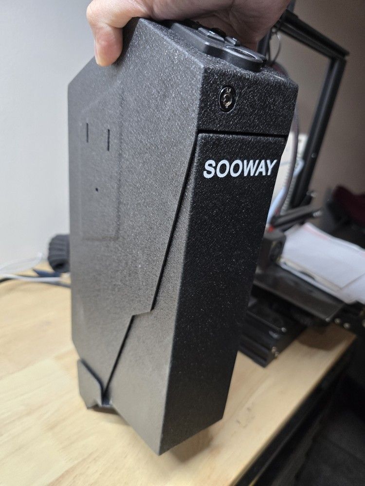 Sooway Single Pistol Mountable Biometric Gun Safe