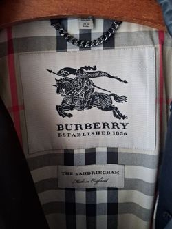 Burberry Trench coat.