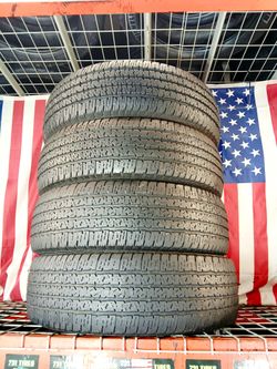 Set of 4 Used tires Size: LT275/70R18 Firestone Transforce HT2  All Season Truck & SUV Tire LT 275 70 18 Highway All-Season