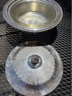 Silverplated dish