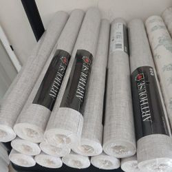 Artehouse Wallpaper-Linen Texture Light Grey 