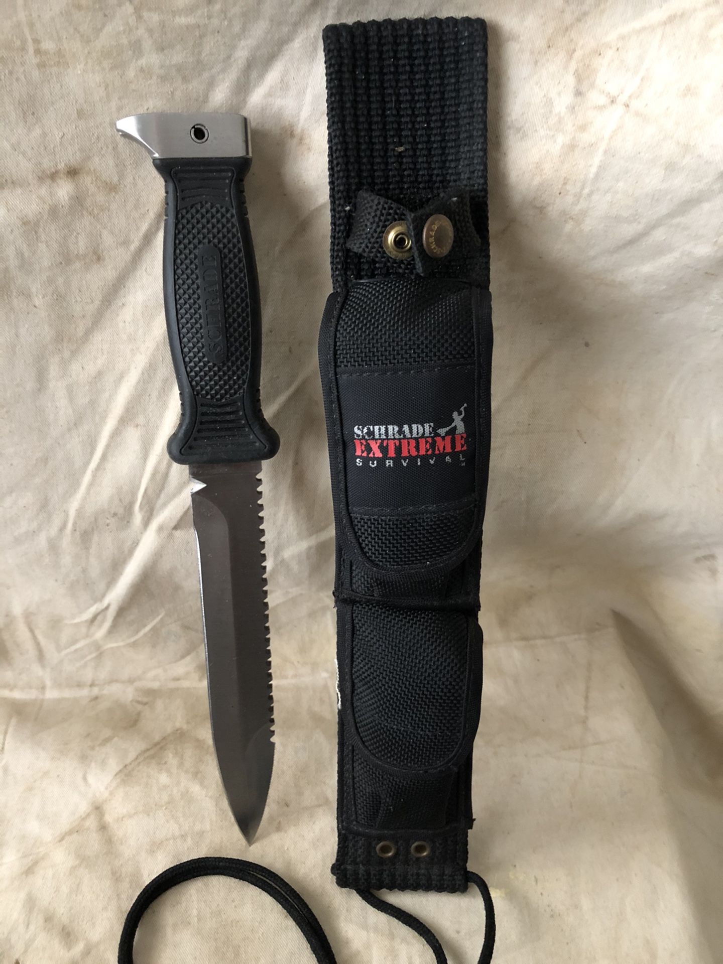 New Schrade extreme survival knife BT01