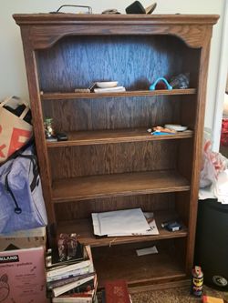 Wood bookshelf