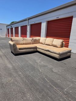 Large neutral sectional with free delivery