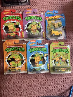 TMNT Hot Wheel set