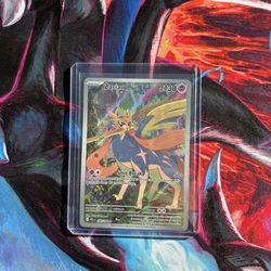 Zacian #100 Phantasmal Flame Holo NM Pokémon Card