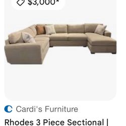 Rhodes 3-piece sectional 